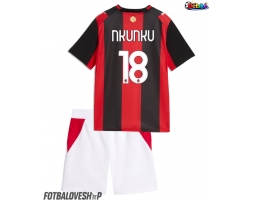 AC Milan Christopher Nkunku #18 Dětské Domácí Dres 2026-27 Krátký Rukáv (+ trenýrky)