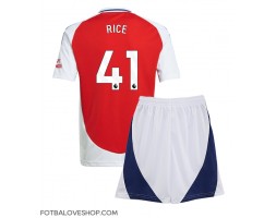 Arsenal Declan Rice #41 Dětské Domácí Dres 2024-25 Krátký Rukáv (+ trenýrky)