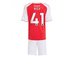 Arsenal Declan Rice #41 Dětské Domácí Dres 2025-26 Krátký Rukáv (+ trenýrky)