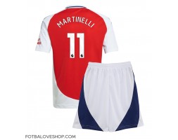 Arsenal Gabriel Martinelli #11 Dětské Domácí Dres 2024-25 Krátký Rukáv (+ trenýrky)