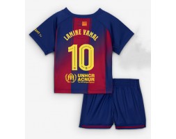 Barcelona Lamine Yamal #10 Dětské Domácí Dres 2025-26 Krátký Rukáv (+ trenýrky)