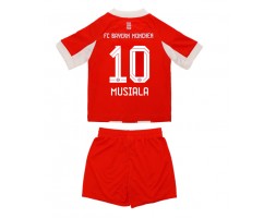 Bayern Munich Jamal Musiala #10 Dětské Domácí Dres 2025-26 Krátký Rukáv (+ trenýrky)