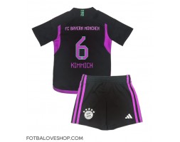 Bayern Munich Joshua Kimmich #6 Dětské Venkovní Dres 2023-24 Krátký Rukáv (+ trenýrky)