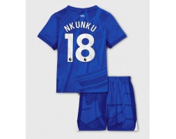 Chelsea Christopher Nkunku #18 Dětské Domácí Dres 2025-26 Krátký Rukáv (+ trenýrky)