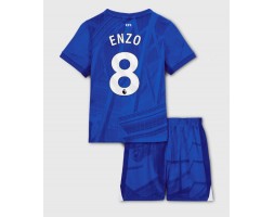 Chelsea Enzo Fernandez #8 Dětské Domácí Dres 2025-26 Krátký Rukáv (+ trenýrky)