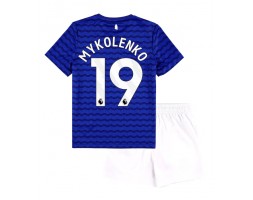 Everton Vitaliy Mykolenko #19 Dětské Domácí Dres 2025-26 Krátký Rukáv (+ trenýrky)