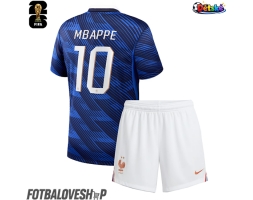 Francie Kylian Mbappe #10 Dětské Domácí Dres MS 2026 Krátký Rukáv (+ trenýrky)