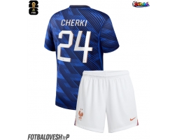 Francie Rayan Cherki #24 Dětské Domácí Dres MS 2026 Krátký Rukáv (+ trenýrky)