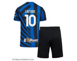 Inter Milan Lautaro Martinez #10 Dětské Domácí Dres 2024-25 Krátký Rukáv (+ trenýrky)