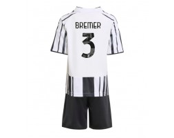 Juventus Gleison Bremer #3 Dětské Domácí Dres 2025-26 Krátký Rukáv (+ trenýrky)