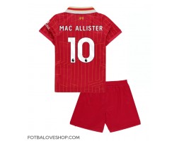 Liverpool Alexis Mac Allister #10 Dětské Domácí Dres 2024-25 Krátký Rukáv (+ trenýrky)