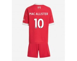 Liverpool Alexis Mac Allister #10 Dětské Domácí Dres 2025-26 Krátký Rukáv (+ trenýrky)