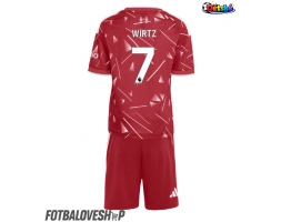 Liverpool Florian Wirtz #7 Dětské Domácí Dres 2026-27 Krátký Rukáv (+ trenýrky)