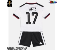 Německo Florian Wirtz #17 Dětské Domácí Dres MS 2026 Krátký Rukáv (+ trenýrky)
