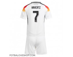 Německo Kai Havertz #7 Dětské Domácí Dres ME 2024 Krátký Rukáv (+ trenýrky)