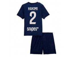 Paris Saint-Germain Achraf Hakimi #2 Dětské Domácí Dres 2025-26 Krátký Rukáv (+ trenýrky)