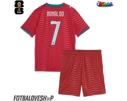 Portugalsko Cristiano Ronaldo #7 Dětské Domácí Dres MS 2026 Krátký Rukáv (+ trenýrky)