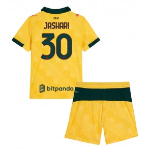AC Milan Ardon Jashari #30 Dětské Alternativní Dres 2025-26 Krátký Rukáv (+ trenýrky)