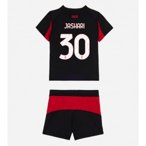 AC Milan Ardon Jashari #30 Dětské Domácí Dres 2025-26 Krátký Rukáv (+ trenýrky)