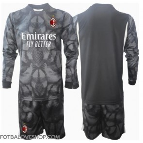 AC Milan Brankářské Dětské Domácí Dres 2024-25 Dlouhý Rukáv (+ trenýrky)