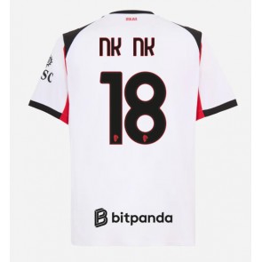AC Milan Christopher Nkunku #18 Venkovní Dres 2025-26 Krátký Rukáv