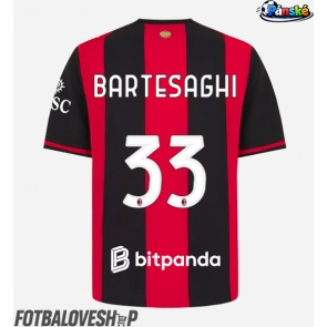 AC Milan Davide Bartesaghi #33 Domácí Dres 2026-27 Krátký Rukáv