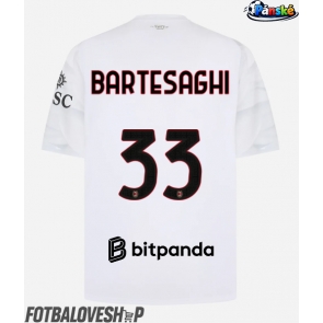 AC Milan Davide Bartesaghi #33 Venkovní Dres 2026-27 Krátký Rukáv