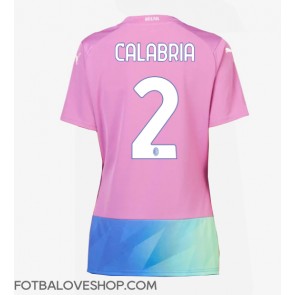 AC Milan Davide Calabria #2 Dámské Alternativní Dres 2023-24 Krátký Rukáv