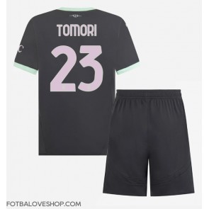 AC Milan Fikayo Tomori #23 Dětské Alternativní Dres 2024-25 Krátký Rukáv (+ trenýrky)