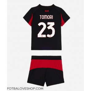 AC Milan Fikayo Tomori #23 Dětské Domácí Dres 2025-26 Krátký Rukáv (+ trenýrky)