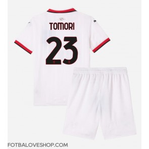 AC Milan Fikayo Tomori #23 Dětské Venkovní Dres 2024-25 Krátký Rukáv (+ trenýrky)