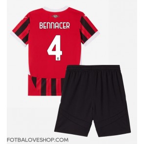 AC Milan Ismael Bennacer #4 Dětské Domácí Dres 2024-25 Krátký Rukáv (+ trenýrky)