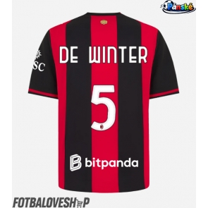 AC Milan Koni De Winter #5 Domácí Dres 2026-27 Krátký Rukáv