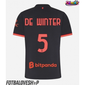 AC Milan Koni De Winter #5 Dámské Alternativní Dres 2026-27 Krátký Rukáv