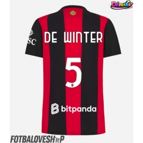 AC Milan Koni De Winter #5 Dámské Domácí Dres 2026-27 Krátký Rukáv