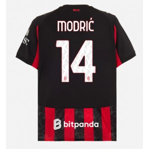 AC Milan Luka Modric #14 Domácí Dres 2025-26 Krátký Rukáv