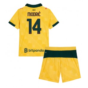 AC Milan Luka Modric #14 Dětské Alternativní Dres 2025-26 Krátký Rukáv (+ trenýrky)
