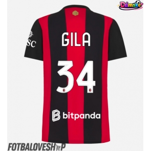 AC Milan Mario Gila #34 Dámské Domácí Dres 2026-27 Krátký Rukáv