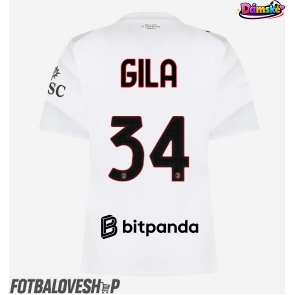AC Milan Mario Gila #34 Dámské Venkovní Dres 2026-27 Krátký Rukáv