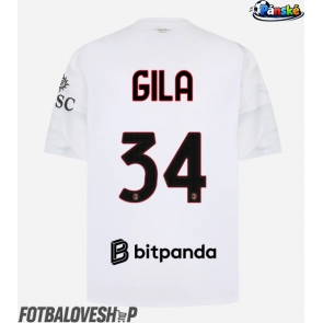 AC Milan Mario Gila #34 Venkovní Dres 2026-27 Krátký Rukáv