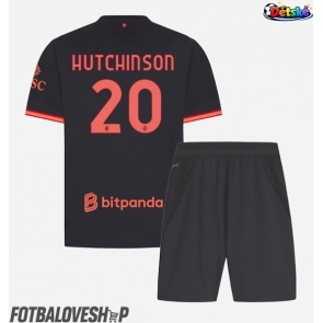 AC Milan Omari Hutchinson #20 Dětské Alternativní Dres 2026-27 Krátký Rukáv (+ trenýrky)