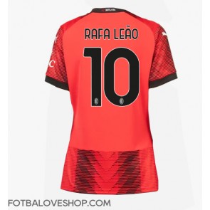 AC Milan Rafael Leao #10 Dámské Domácí Dres 2023-24 Krátký Rukáv