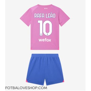 AC Milan Rafael Leao #10 Dětské Alternativní Dres 2023-24 Krátký Rukáv (+ trenýrky)