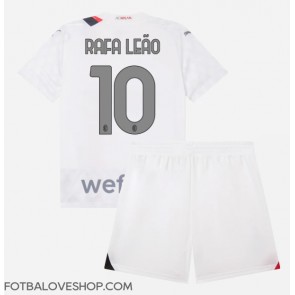 AC Milan Rafael Leao #10 Dětské Venkovní Dres 2023-24 Krátký Rukáv (+ trenýrky)