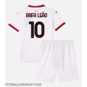 AC Milan Rafael Leao #10 Dětské Venkovní Dres 2024-25 Krátký Rukáv (+ trenýrky)