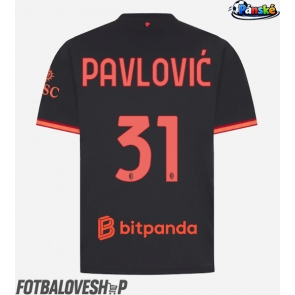 AC Milan Strahinja Pavlovic #31 Alternativní Dres 2026-27 Krátký Rukáv