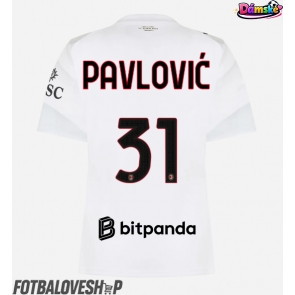 AC Milan Strahinja Pavlovic #31 Dámské Venkovní Dres 2026-27 Krátký Rukáv