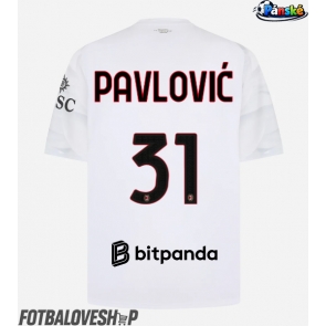 AC Milan Strahinja Pavlovic #31 Venkovní Dres 2026-27 Krátký Rukáv