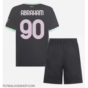AC Milan Tammy Abraham #90 Dětské Alternativní Dres 2024-25 Krátký Rukáv (+ trenýrky)