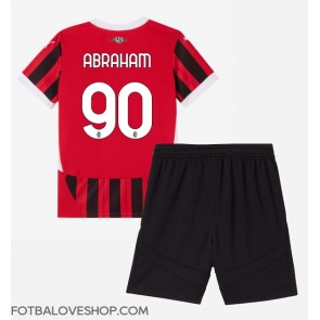 AC Milan Tammy Abraham #90 Dětské Domácí Dres 2024-25 Krátký Rukáv (+ trenýrky)